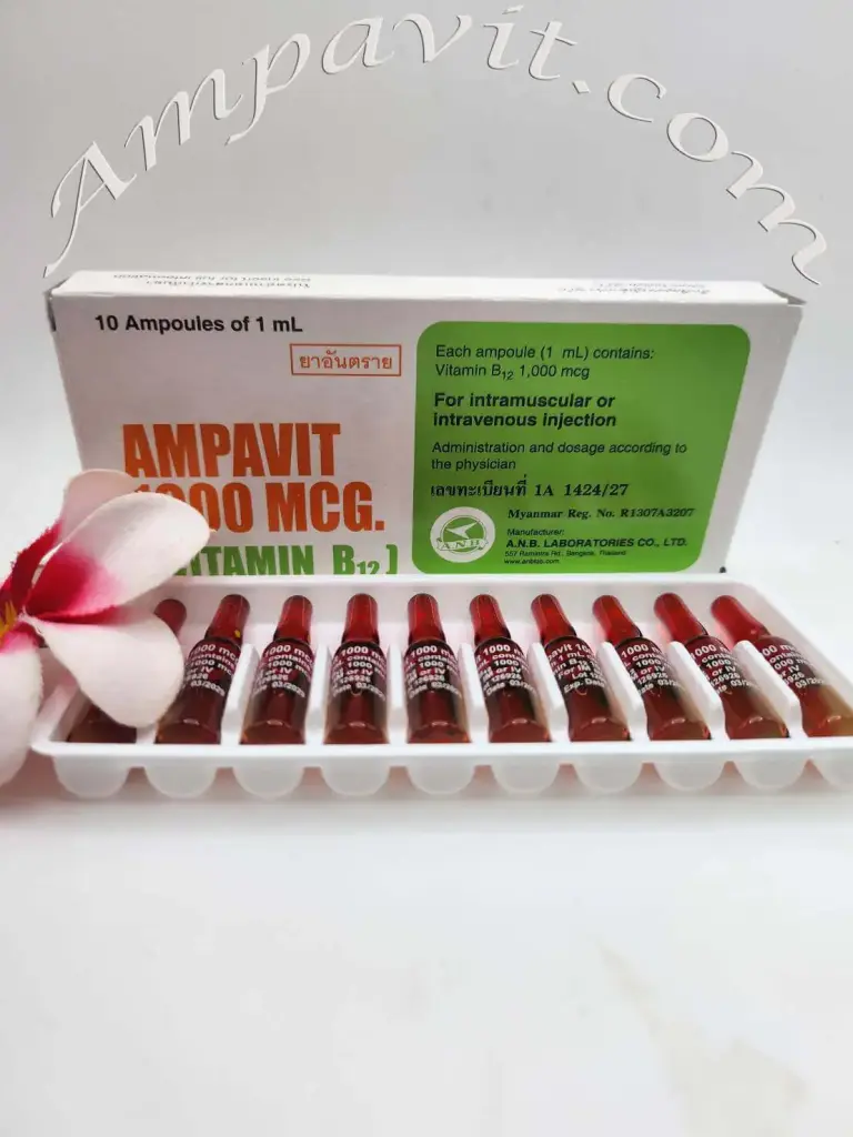 Ampavit B12 Injection Ampoules