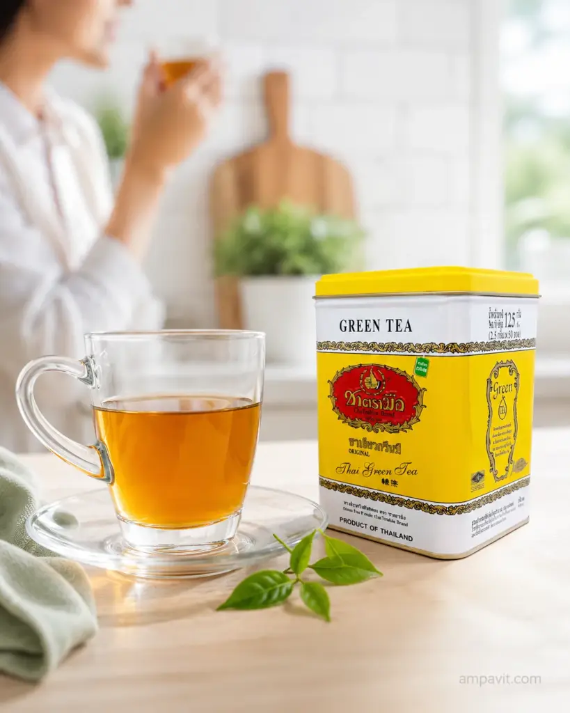 Thai green tea