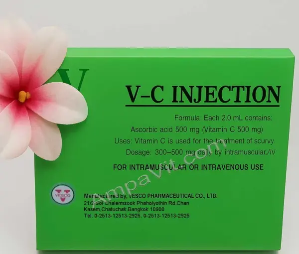 Vitamin C Injection Ampoules 10 x 2ml – Immune Support