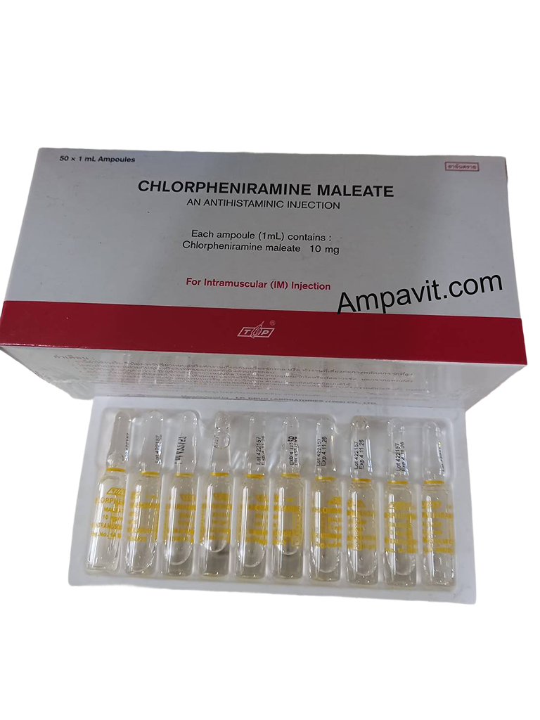 Chlorpheniramine Antihistamine AmpaVit B124U