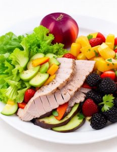 B12_healthy_meal_with_cooked_turkey_slices