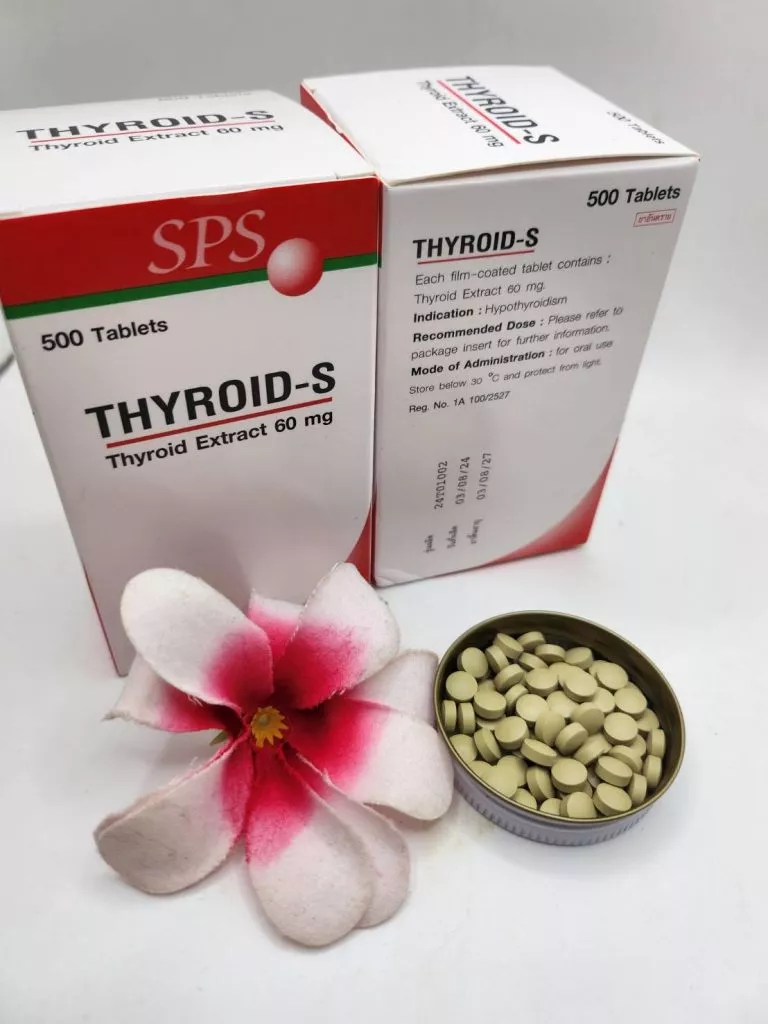 Thyroid-S NDT Tablets – Natural Desiccated Thyroid for Hypothyroidism