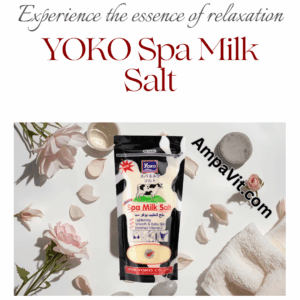 YOKO Spa Milk Salt 300 g – Thai exfoliating body scrub from Ampavit Thailand